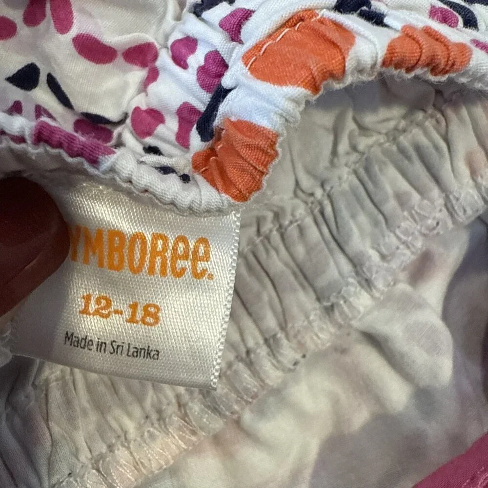 Gymboree Girls Spice Market Orchid Flower Halter Top Dress Sundress 12-18 M